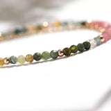 Natural Crystal Woman's Bracelet Double Layer String Fine Crystal Gift