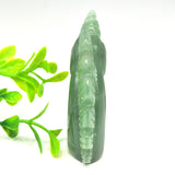 Green Aventurine Unicorn Statue Reiki Animal Figurine Home Office Decoration