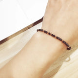 Marcasite Multifaceted Beaded 925 Sterling Silver Bracelet