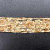 Natural Jaspers Stone Beads 2*4mm Rectangle Shape for Jewelry Making