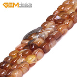 Natural 8x8mm Agates Carnelian Stone Beads 15 Inches