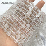 Cube Quartz Crystal Beads for Jewelry Making DIY
