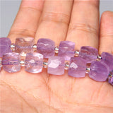 Irregular Faceted Natural Cuboid Stone Beads 12*16mm