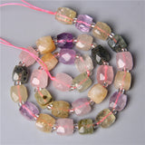 Irregular Faceted Natural Cuboid Stone Beads 12*16mm