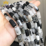 Faceted Rutilated Quartz Stone Beads for DIY Bracelet Making