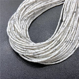 Natural Stone Tube Beads 2*4mm for Jewelry Making DIY