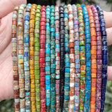 Natural Sea Sediment Stone Beads 4x4x4mm 97pcs