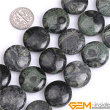 Natural Dark Kambaba Jaspers Stone Beads DIY Loose Beads 15 Inches
