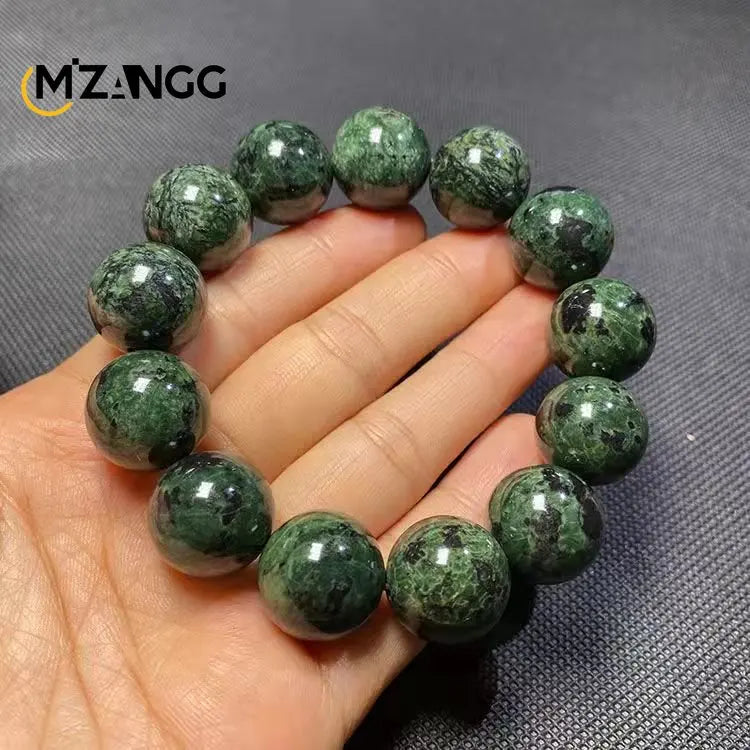Green Jade Bracelet Hand-Carved Hetian Jade Jewelry