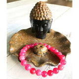 Dark Strawberry Crystals Bracelet 4/6/8/10MM Beads