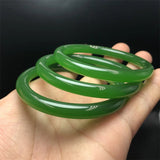 Deep Lake Water Green Jade Bar Bracelet