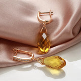Natural Diaspore Gemstone Clip Earrings Solid 925 Sterling Silver