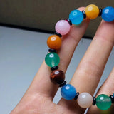 Mixed Aquamarine Amazonite Rose Quartz Agate Bracelet 10mm 12mm AAAAA