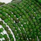 Natural Diopside Irregular Cube Beads 4mm