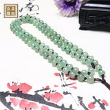 Natural Dongling 6mm Beads Hand Woven Necklace Rope Agate Pendant