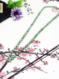 Natural Dongling 6mm Beads Hand Woven Necklace Rope Agate Pendant