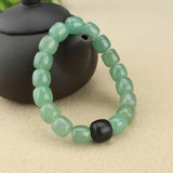 Dongling Jade Bracelet Couple Bracelet Crystal Bead Green Jade Bracelet
