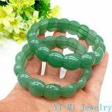 Natural Dongling Jade Green Hand Row Ice Seeds Semicircle Emerald Lucky Stone