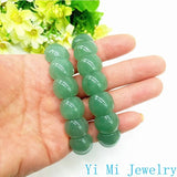Natural Dongling Jade Green Hand Row Ice Seeds Semicircle Emerald Lucky Stone