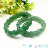Natural Dongling Jade Green Hand Row Ice Seeds Semicircle Emerald Lucky Stone