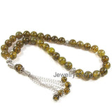 Dragon Vein Stone Round 33 Prayer beads Islamic Muslim Tasbih Allah