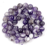 Natural Dream Lace Purple Amethysts Round Beads 6/8/10/12mm