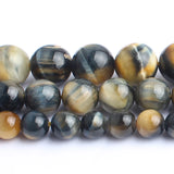Yellow Tiger Eye Stone Beads 15inch 6/8/10mm Round Spacer Beads