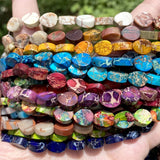 Sea Sediment Jaspers Stone Round Beads 8x10mm