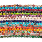 Sea Sediment Jaspers Stone Round Beads 8x10mm