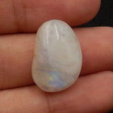 Natural Drusy Moon Stone Cabochon Jewelry 19x13x6mm