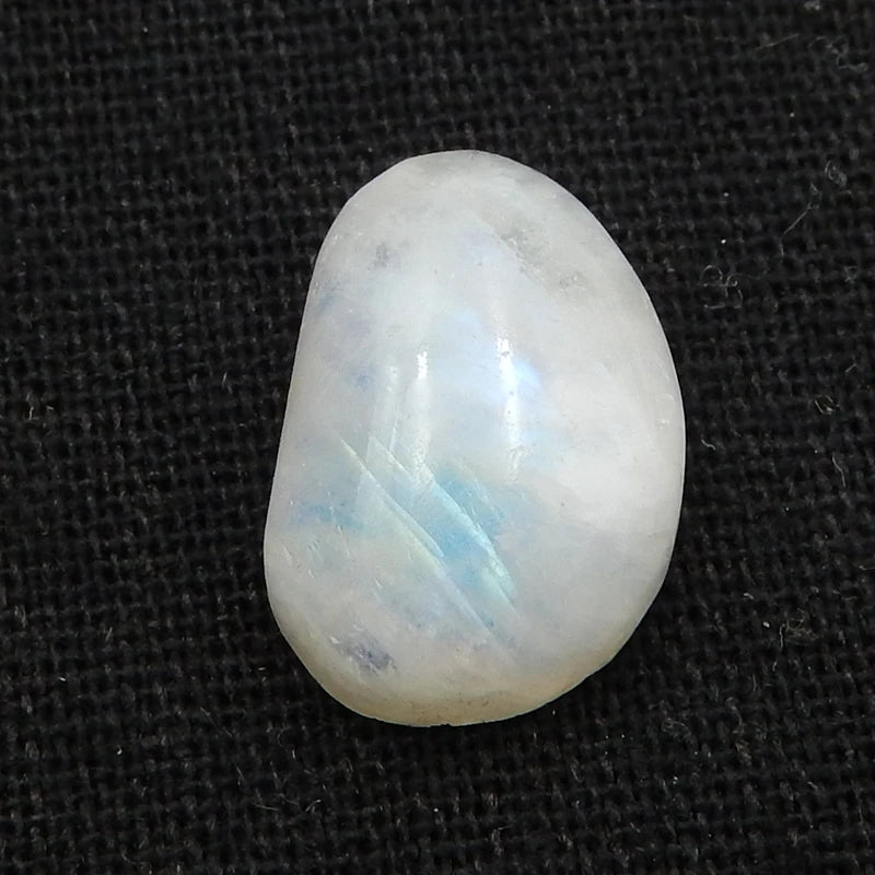 Natural Drusy Moon Stone Cabochon Jewelry 19x13x6mm