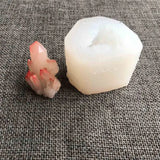 Natural Druzy Stone Quartz Rock Cluster Epoxy Resin Mold Jewelry Making