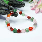 Love Agate Chalcedony Powder Bracelet for Women
