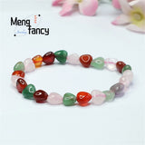 Love Agate Chalcedony Powder Bracelet for Women