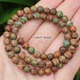 Natural Dzi Agate WaterWave Round Beads for DIY Jewelry Making