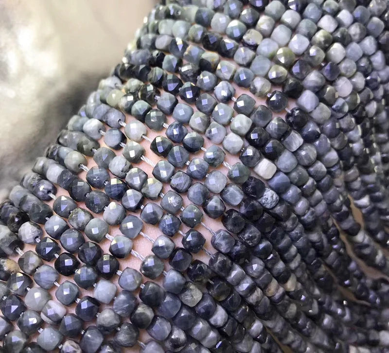 Eagle Eye Quartz Cube Beads for Bracelet Making