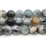 Eagle Eye Stone Round Beads 6/8/10/12mm 15'' Strand