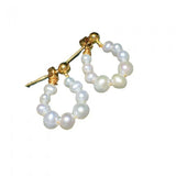 Natural 4-5mm Donut Earrings with Multiple Ways to Wear