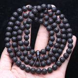 Natural Ebony Bracelet with Key and Auspicious Cloud Beads