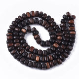 Natural Ebony Wood Beads Square Heishi Beads Jewelry Making DIY 108pcs/strand