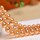 40cm Natural Yellow Crystal Semi Finished Product for Jewelry Making