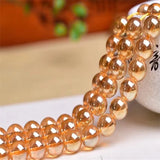 40cm Natural Yellow Crystal Semi Finished Product for Jewelry Making