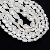 Baroque Pearl Shell Beads for Jewelry Making DIY - Square Beads