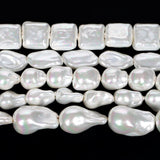 Baroque Pearl Shell Beads for Jewelry Making DIY - Square Beads