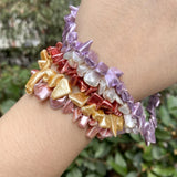 Mother Of Pearl Chips Beads Colorful Shell Beads For Jewelry Making