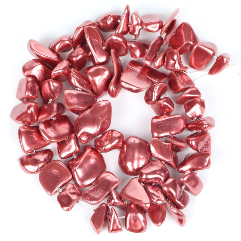 Mother Of Pearl Chips Beads Colorful Shell Beads For Jewelry Making