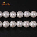 Shell Pearl Power Round Spacer Beads 6-12mm for Jewelry Making