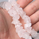 10-13mm Clear Quartz Beads Loose Freeform Gravel Bead