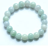 Emerald 10MM Beads Bracelet Elastic Necklace DIY Luck Amulet