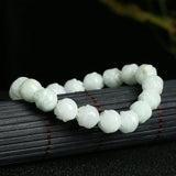 Natural Emerald 10MM Orchid Beads Elastic Bracelet Jade Round Necklace